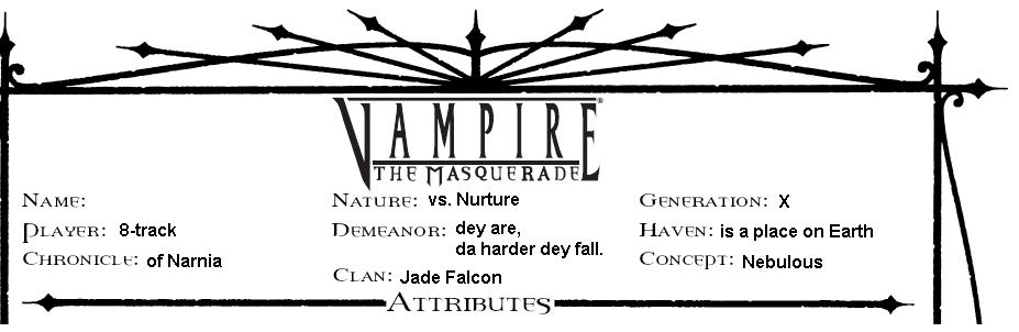 Vampire sheet